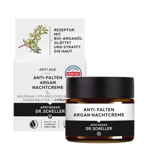 DR. SCHELLER nočna krema proti gubicam z ARGANOM, 50 ml