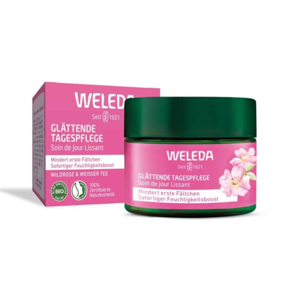 WELEDA dnevna krema DIVJA VRTNICA in BELI ČAJ, 40 ml